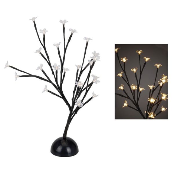 Arbol navideño 24 flores LED.