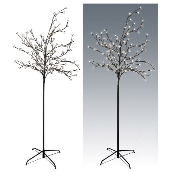 Arbol navideño flores LED.