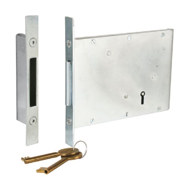Cerradura puerta ballesta.