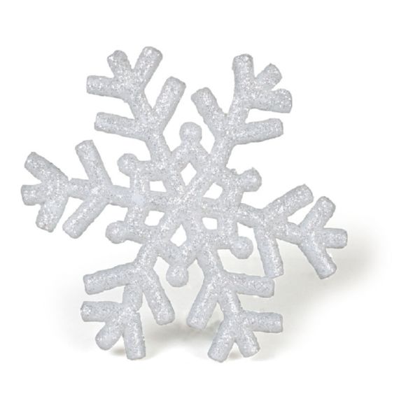 Copos de nieve brillante.