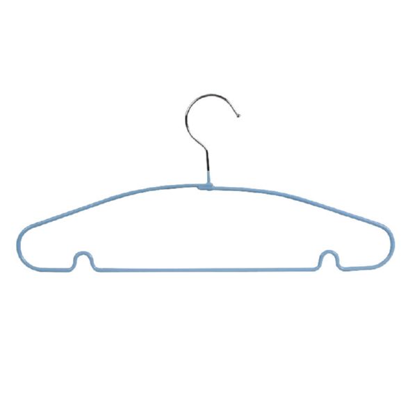 Percha recta 40 cm metálica forrada PVC