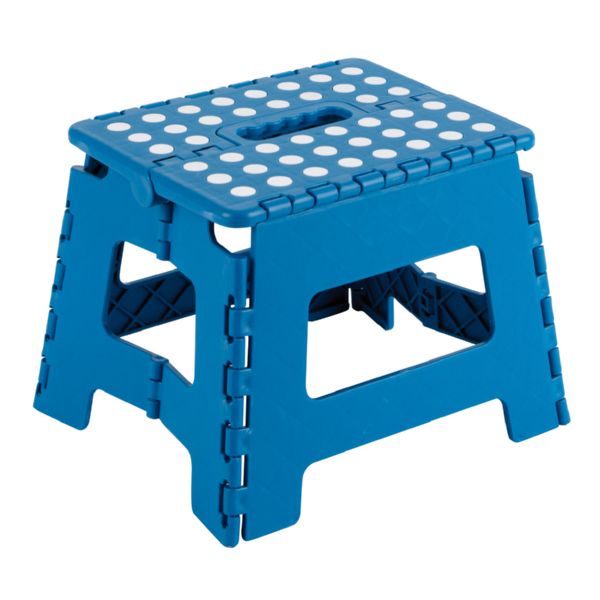Taburete multiuso plegable.