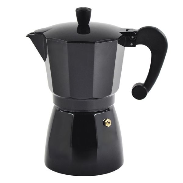 Cafetera aluminio Classic Black.