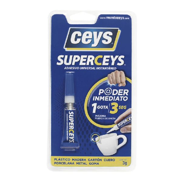 Adhesivo instantáneo Superceys.