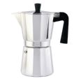 Cafetera aluminio Oroley vitriocer&aacute;mica.