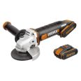 AMOLADORA A BATERIA 20V 115M 2 BAERIAS