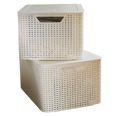 CAJA C/TAPA STYLE 44.2X33.2X23.6 BLANCA