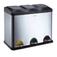 CUBO PEDAL RECICLAJE TRIPLE 15+15+15 LTS