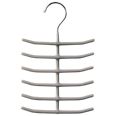 PERCHA CORBATA 15,5 CM PLATA
