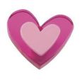 POMO CORAZ&Oacute;N METACRILATO MAGENTA